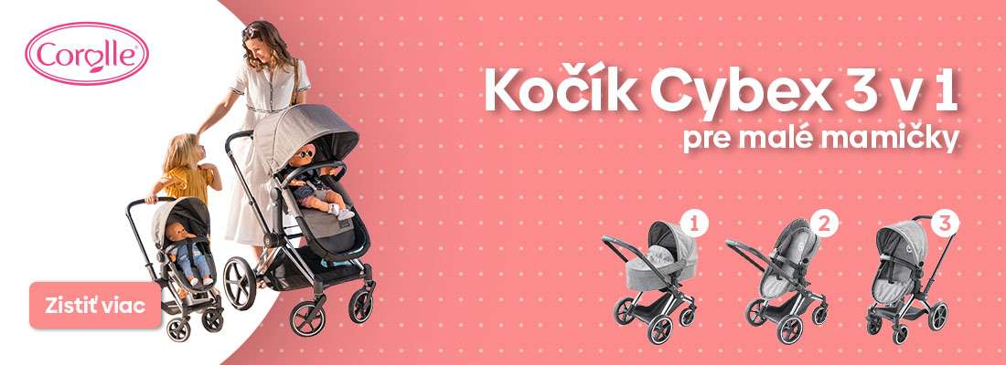 Corolle kočárek Cybex 3v1